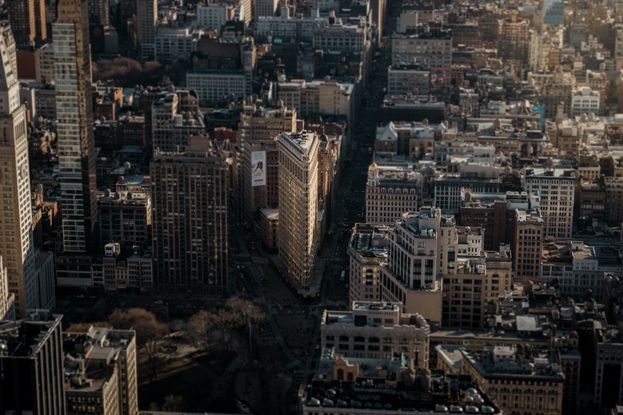 What to Do with a Teenage Girl in New York Bird's Eye View of the City