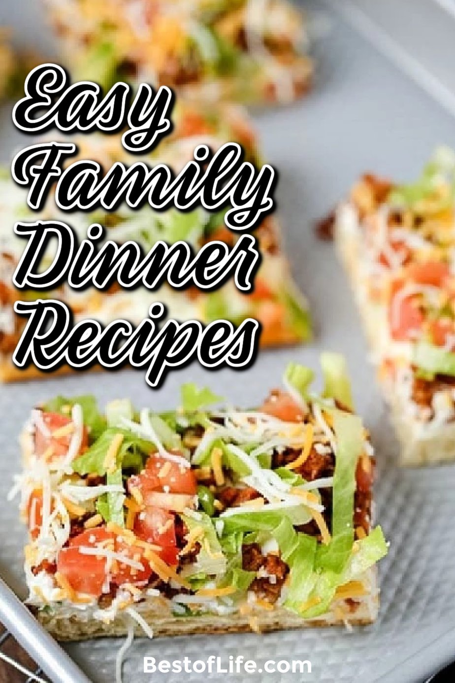 Easy family meals are key to meal planning! Spend less time cooking and more time with your family with these easy family dinner recipes. Easy Recipes | Main Dish Recipes | Family Recipes | Family Meal Planning | Dinner Recipes | Recipes for Families | Recipes with Chicken | Recipes with Beef | Healthy Dinner Recipes | Easy Dinner Recipes #dinnerrecipes #familydinner via @thebestoflife