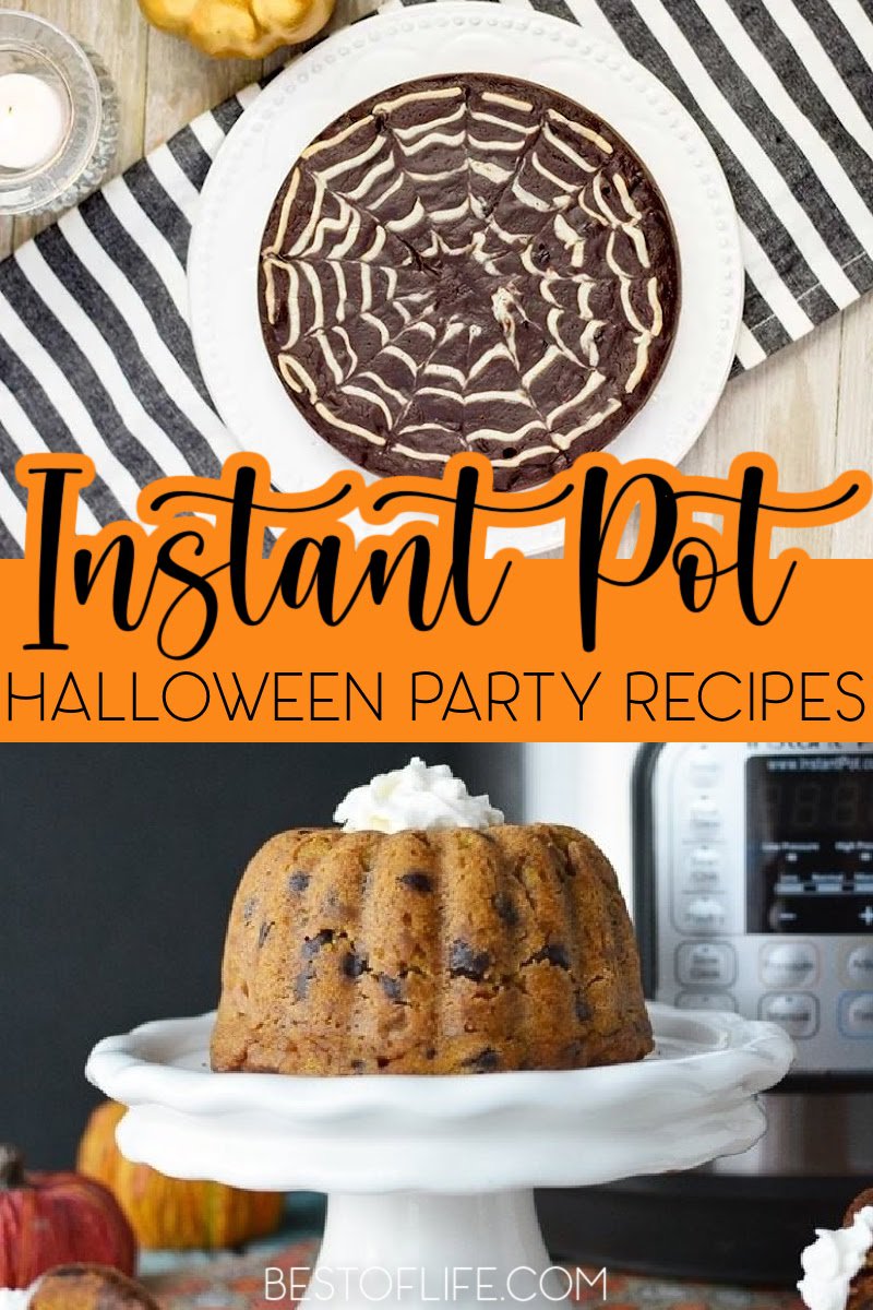 Instant Pot Halloween recipes are easy to make and can help you get in the spooky spirit or spirits of the season. Halloween Instant Pot Recipes | Halloween Food Instant Pot | Instant Pot Holiday Recipes | Halloween Party Food | Holiday Party Ideas | Halloween Recipe Ideas | Instant Pot Halloween Dinner #halloween #instantpot via @thebestoflife