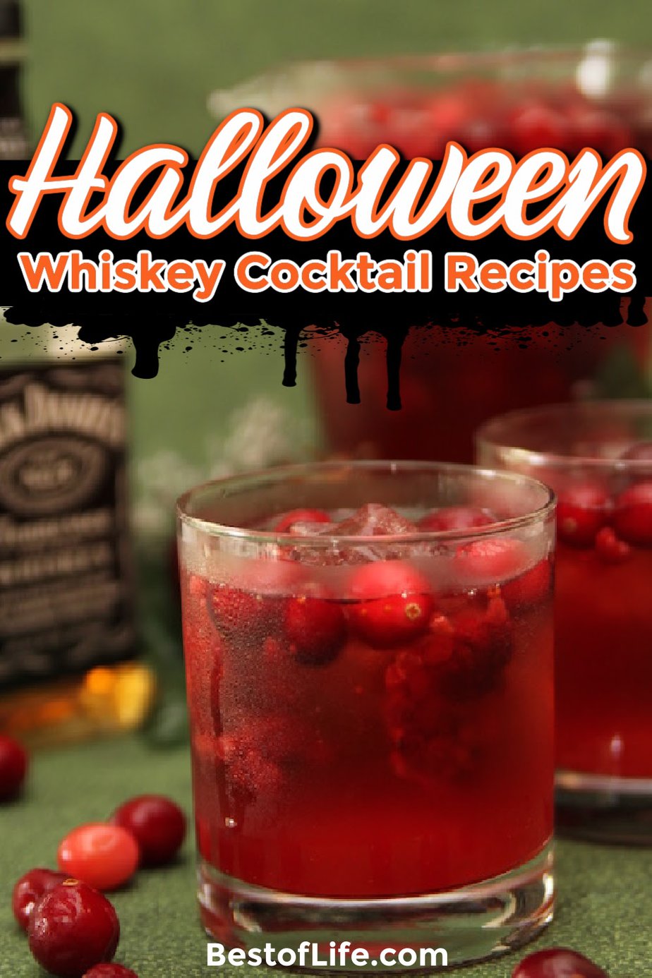 Make these Halloween cocktails with whiskey at your Halloween party or as you wait to hand out candy for a happy Halloween. Halloween Party Cocktails | Halloween Drink Recipes | Whiskey Recipes | Bloody Whiskey Cocktails | Whiskey Party Recipes | Halloween Cocktails | Halloween Cocktail Recipes | Drink Recipes for Adults | Spooky Drinks for Adults | Halloween Recipes with Alcohol #halloweendrinks #whiskeycocktails via @thebestoflife