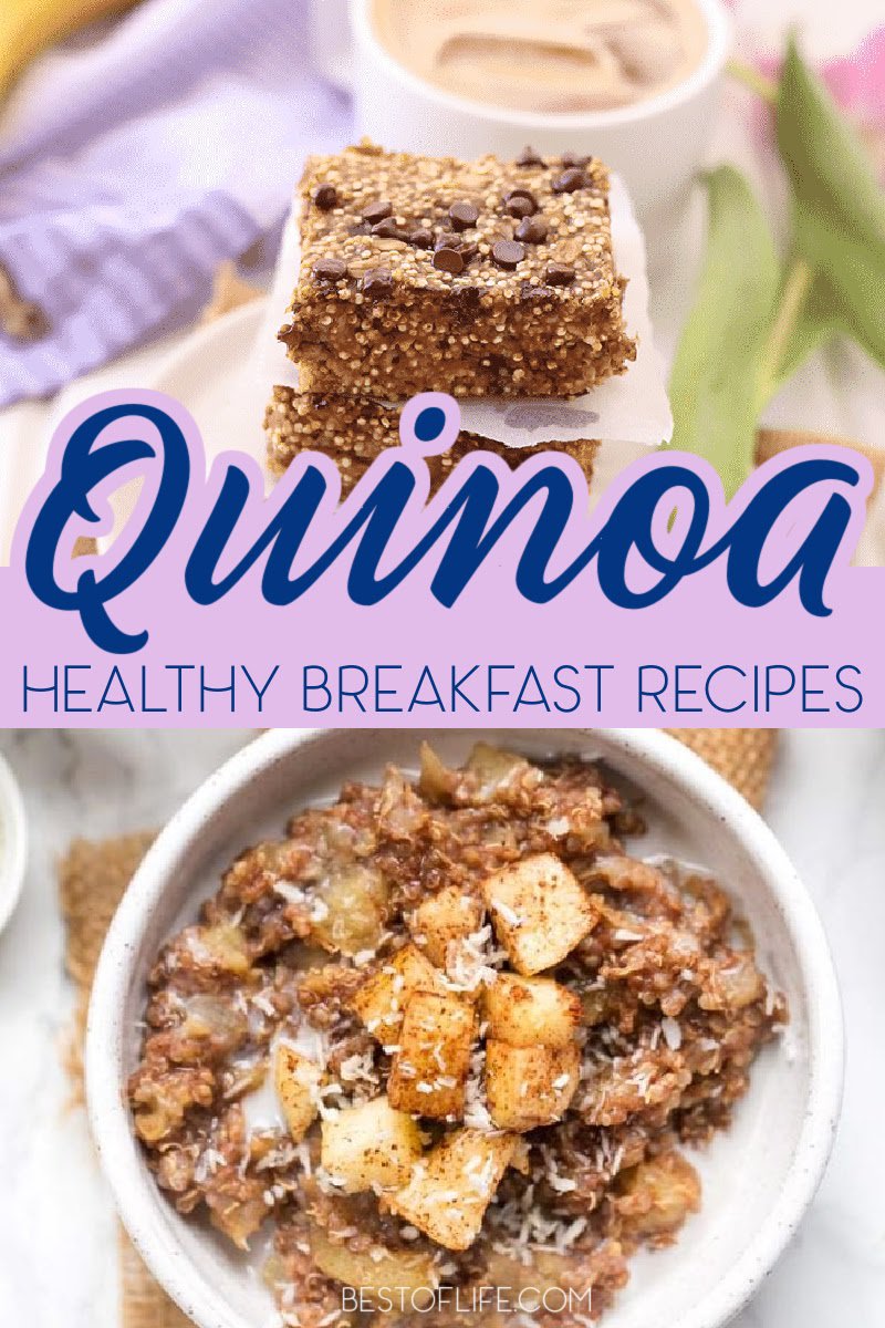 The best quinoa breakfast recipes help you start the day with a protein powered healthy meal that will curb cravings and fuel your day. Healthy Breakfast Recipes | Healthy Meal Planning Breakfast Ideas | How to Cook Quinoa | Weight Loss Recipes | Breakfast Recipes for Weight Loss | Tips for Healthy Eating #mealplanning #breakfastideas