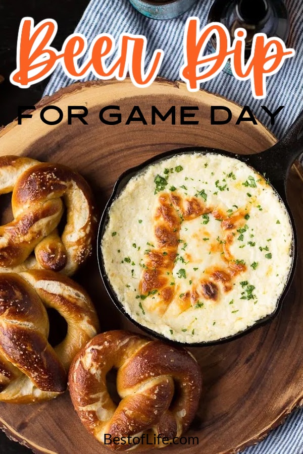 Enjoy a salty snack with an easy-to-make beer dip for pretzels during your next game day rooting for your favorite team. Easy Game Day Recipes | Best Game Day Recipes | Best Dip Recipes for Game Day | Easy to Make Dip Recipes | Pretzel Dip for Parties | Party Dip Recipes | Game Day Ideas #partyrecipes #gameday via @thebestoflife