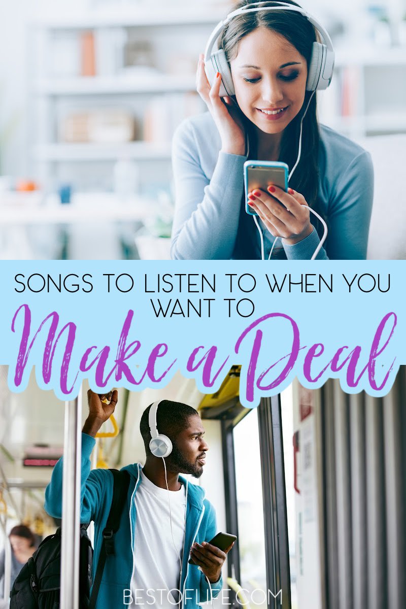 It's important to be pumped up when you want to make a deal! These are 10 songs you should listen to when you want to make a deal! Business Resources | Motivational Music | Hustle and Spark | Business Tips