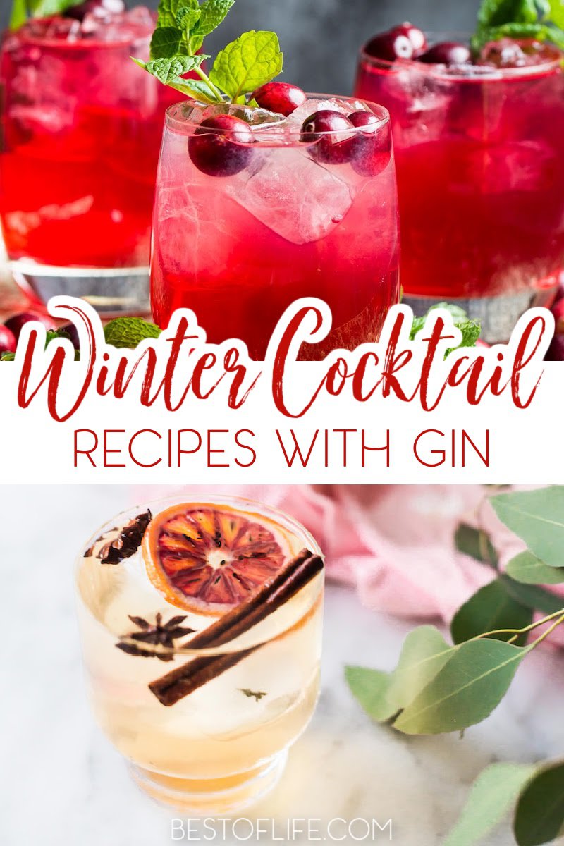 Winter cocktails with gin are cozy and delicious to warm up any winter evening. Gin Cocktails Winter | Gin Cocktails Christmas | Recipes for Gin | Cocktails with Gin | Gin Drinks for Winter | Winter Cocktail Recipes | Holiday Party Recipes | Boozy Holiday Recipes | Cocktail Recipes for Christmas | Christmas Cocktails | Holiday Party Ideas #gincocktails #cocktailrecipes via @thebestoflife