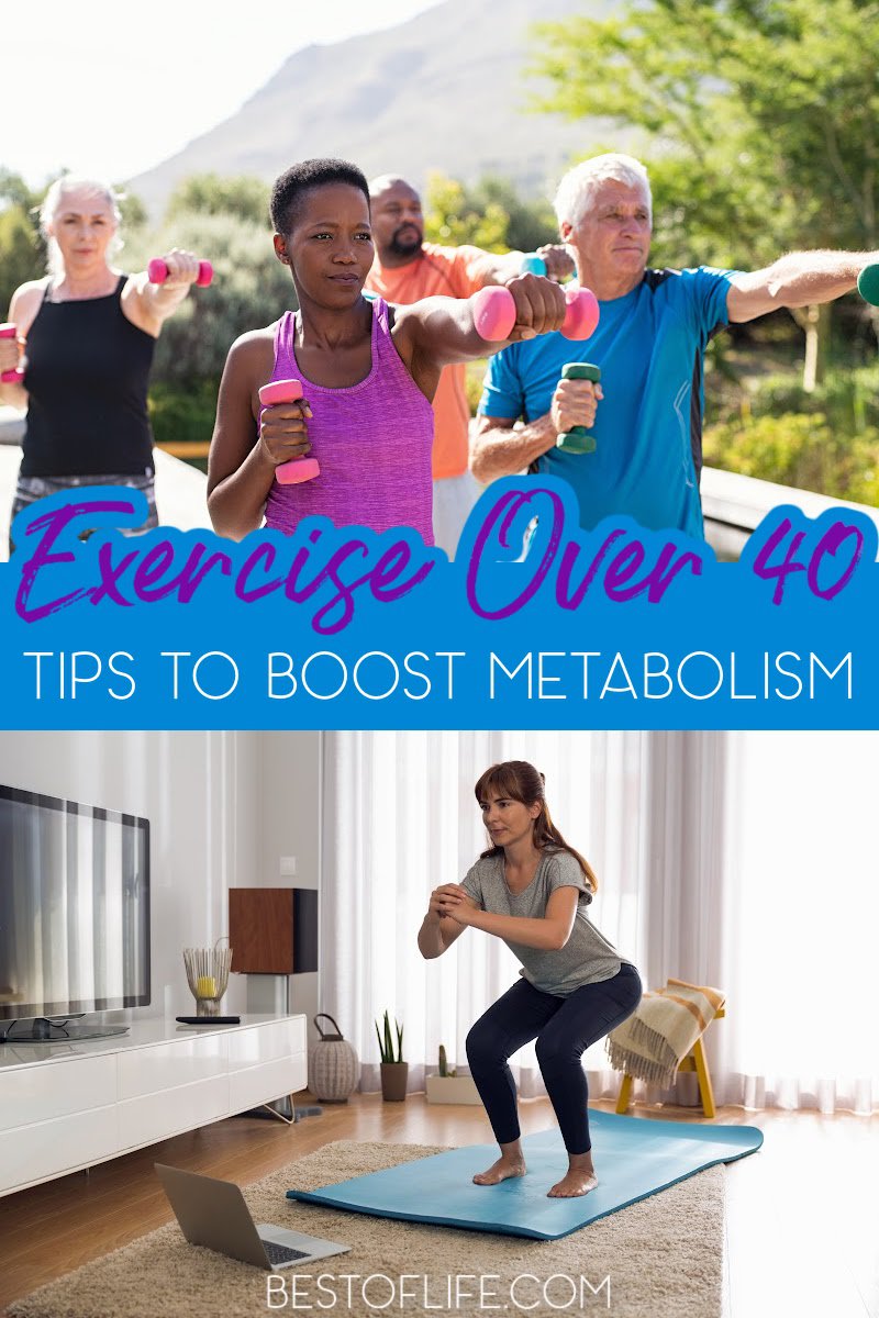Age shouldn’t stop us from trying to stay healthy; we can exercise after 40 and still get results that will make you happy. How to Boost Metabolism | Metabolism Tips for Over 40 | Workouts for Metabolism | Health Tips for Over 40 | Weight Loss Tips for Over 40 Workouts for Over 40 | Healthy Living Tips #health #fitnesstips via @thebestoflife