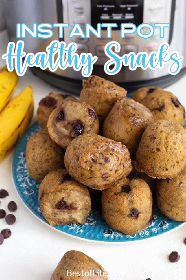 Life is busy and instant Pot healthy snack recipes are easy to make and will help everyone in your home make healthy eating choices. Instant Pot Recipes | Weight Loss Recipes | Healthy Snacks for Kids | IP Recipes | Instant Pot Snacks for Kids | Easy Instant Pot Recipes #instantpot #instantpotrecipes