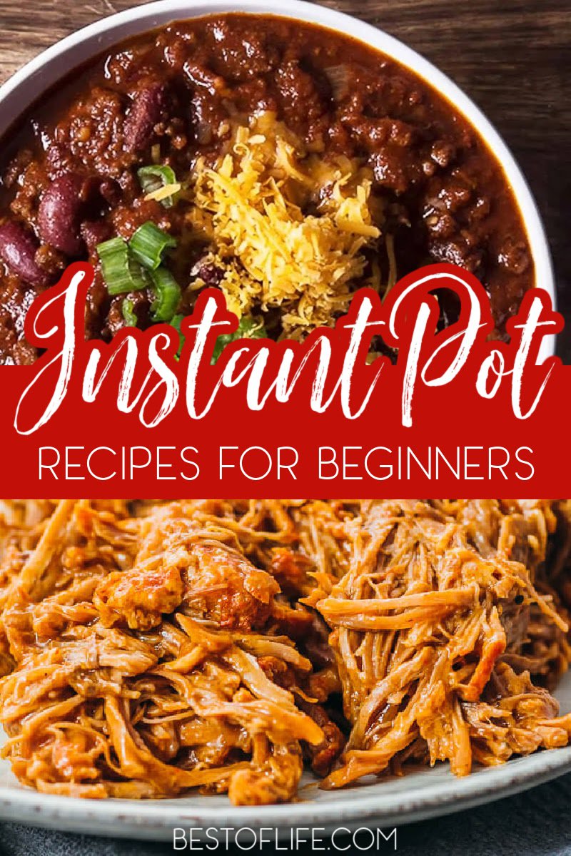 Instant Pot recipes for beginners come in many different forms and the best part is you can't get them wrong. Instant Pot Ideas | Pressure Cooker Ideas | Recipes for Beginners | Pressure Cooker Recipes for Beginners | How to Use a Pressure Cooker | How to Use an Instant Pot #instantpot #recipes