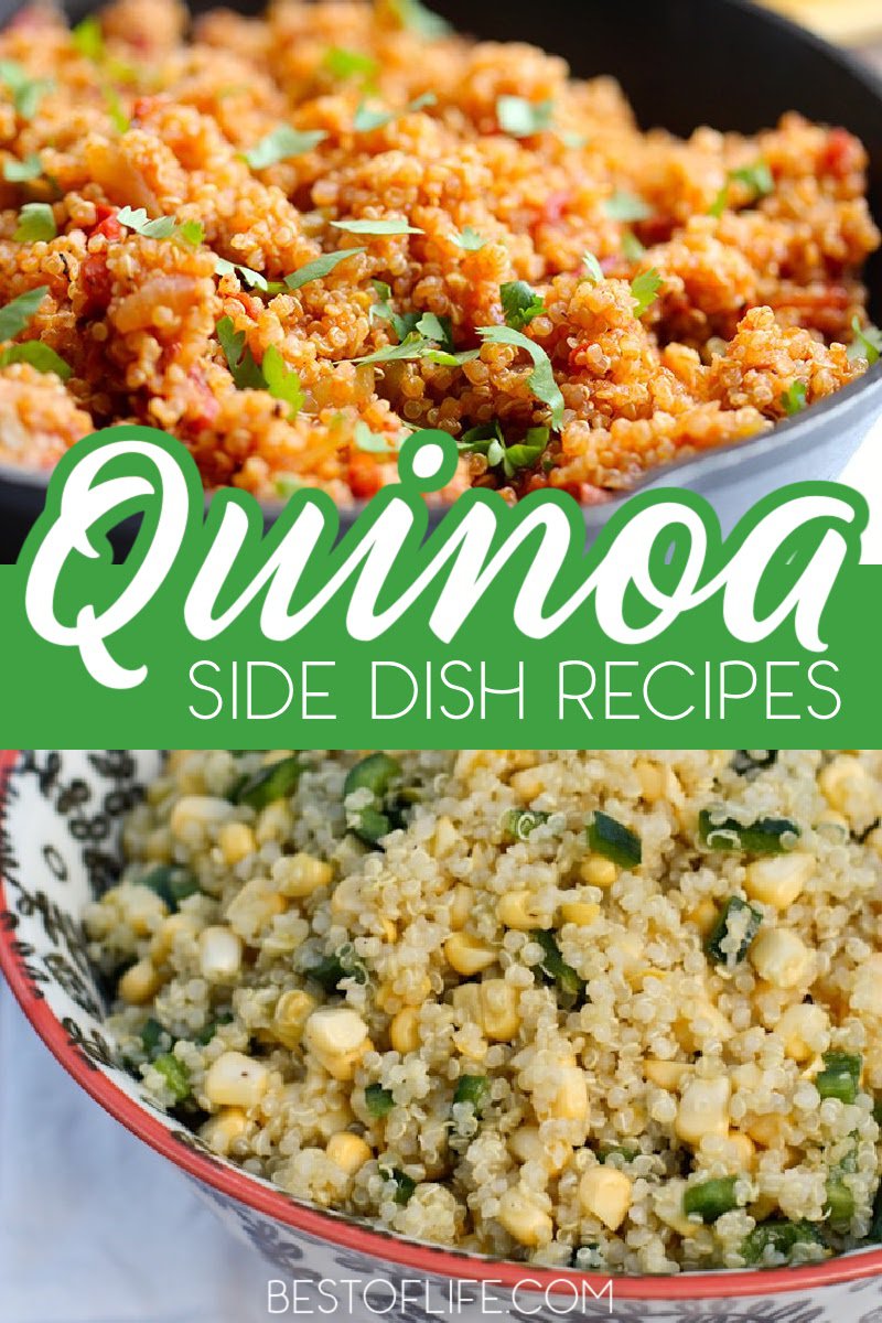 Quinoa side dish recipes can not only help you lose weight, but they can also help improve your health and provide the extra protein you need. Quinoa Recipes | Quinoa Ideas | Healthy Recipes | Easy Recipes | Recipes for Weight Loss | Weight Loss Recipes | Healthy Recipes | Side Dish Recipes for Weight Loss | Low Carb Side Dishes | Keto Side Dishes | Low Carb Quinoa Recipes via @thebestoflife