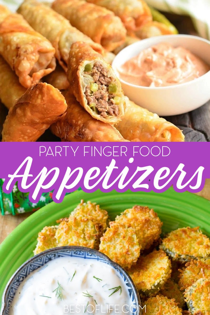 Find the best finger food appetizers to help keep everyone at your party happy and full as they celebrate the occasion. Finger Food Recipes | Party Finger Foods | Recipes for Parties | Party Appetizer Recipes | Appetizers for a Crowd | Recipes for a Crowd | Tips for Hosting Parties | Summer Party Ideas | Summer Party Recipes #partyrecipes #partyplanning via @thebestoflife