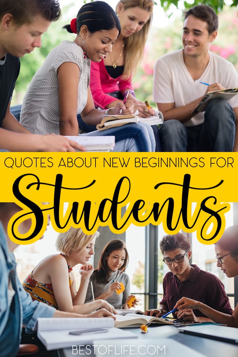 new student quotes