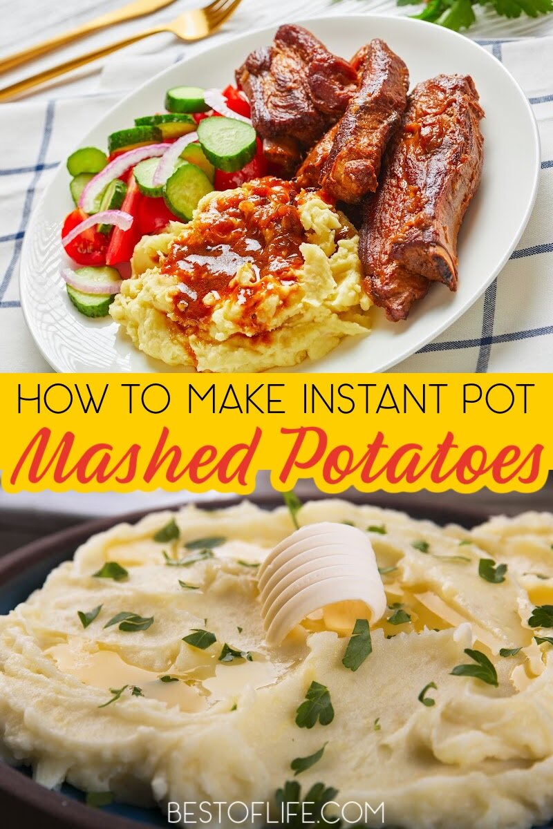 Knowing how to make Instant Pot mashed potatoes will not only save you meal prep and clean up time but will also help you make delicious meals everyone will enjoy! Instant Pot Recipes | Instant Pot Side Dishes | How to Use an Instant Pot | Instant Pot Holiday Recipes | Instant Pot Meal Planning | Pressure Cooker Mashed Potatoes | Pressure Cooker Side Dish Recipes | Easy Dinner Recipes #mealplanning #instantpotrecipes via @thebestoflife