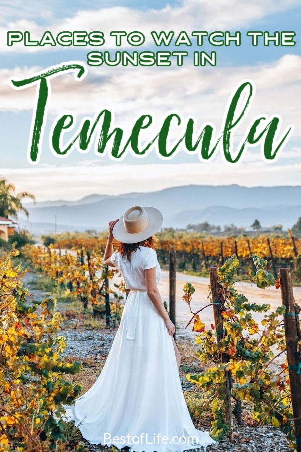 Watching the sunset in Temecula is the perfect way to end any night out in Southern California’s very own wine country. Wineries in Temecula | Where to Watch the Sunset in California | Temecula Travel Tips #travel #temecula #wine via @thebestoflife