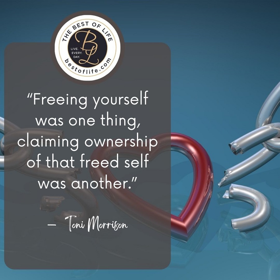 Quotes About New Beginnings After Divorce “Freeing yourself was one thing, claiming ownership of that freed self was another.” -Toni Morrison