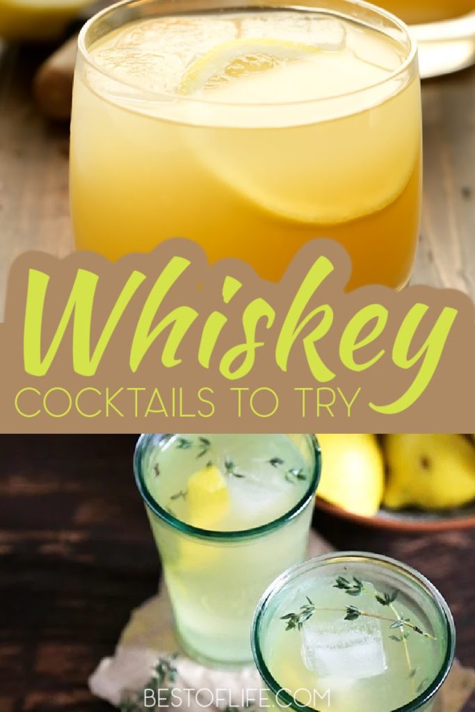 The best whiskey drinks for summer can open you up to a whole new world of whiskey cocktails that are refreshing and easy to make. Whiskey Cocktails | Best Whiskey Cocktail Recipes | Easy Whiskey Cocktail Recipes | Cocktails with Whiskey | Summer Cocktail Recipes | Summer Drink Recipes #whiskey #summercocktails