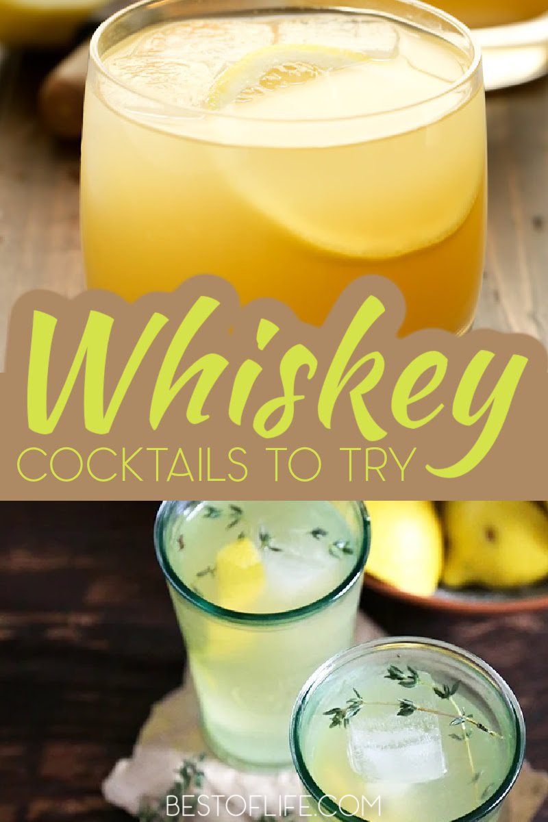 The best whiskey drinks for summer can open you up to a whole new world of whiskey cocktails that are refreshing and easy to make. Whiskey Cocktails | Best Whiskey Cocktail Recipes | Easy Whiskey Cocktail Recipes | Cocktails with Whiskey | Summer Cocktail Recipes | Summer Drink Recipes #whiskey #summercocktails via @thebestoflife