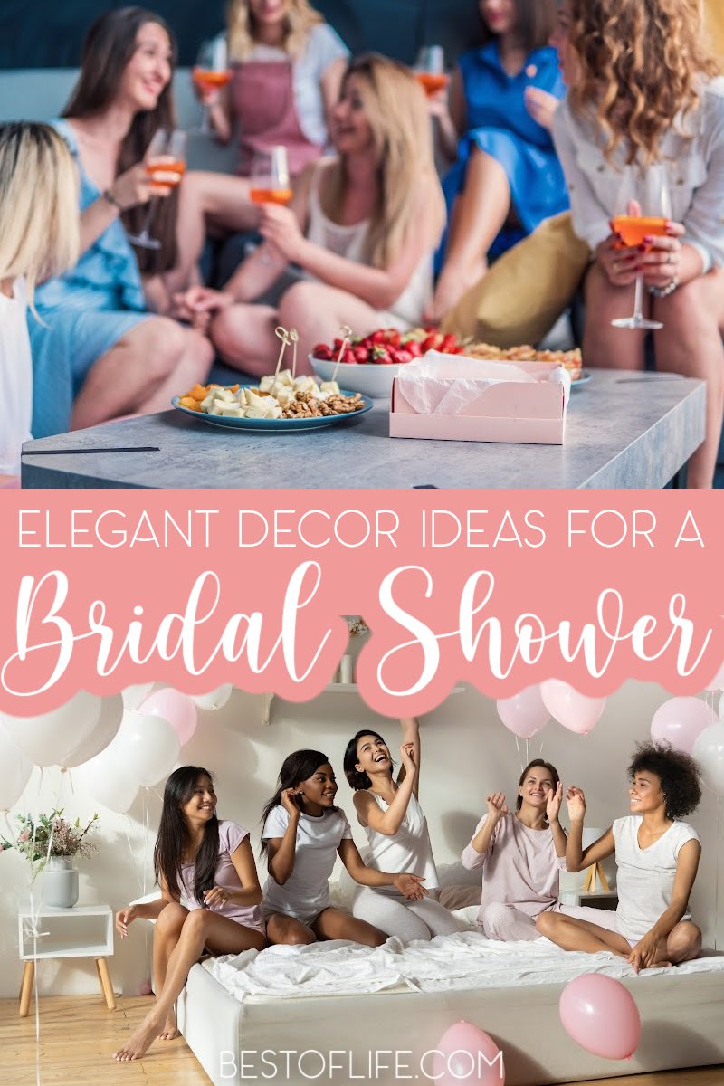 These elegant bridal shower decorations will help you with everything you need to throw a bridal shower that everyone will remember. DIY Wedding Decorations | DIY Elegant Décor | DIY Décor Bridal Shower Ideas | Affordable Bridal Showers | Party Planning | Bridal Shower Planning Tips | Wedding Ideas | Bridal Party Ideas #bridalshowers #Partyplanning via @thebestoflife
