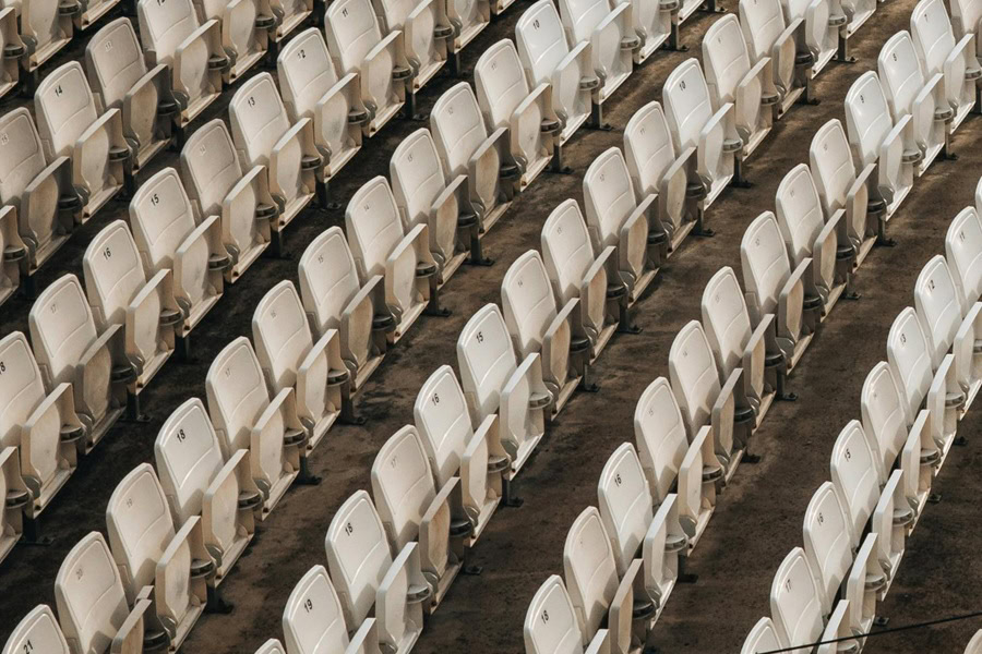 Best Tourist Things to Do in LA View of Stadium Chairs Similar to Those Inside the Hollywood Bowl