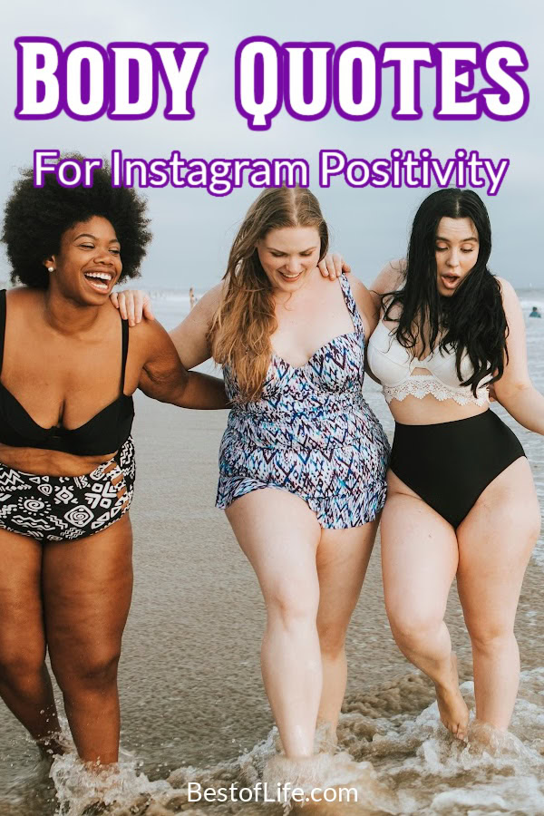 The best body quotes for Instagram about positivity can help increase someone's confidence level and put them in a good place. Quotes About Appearance | Motivational Quotes | Inspirational Quotes | Loving Quotes | Quotes to Boost Confidence | Short Quotes About Body Positivity via @thebestoflife