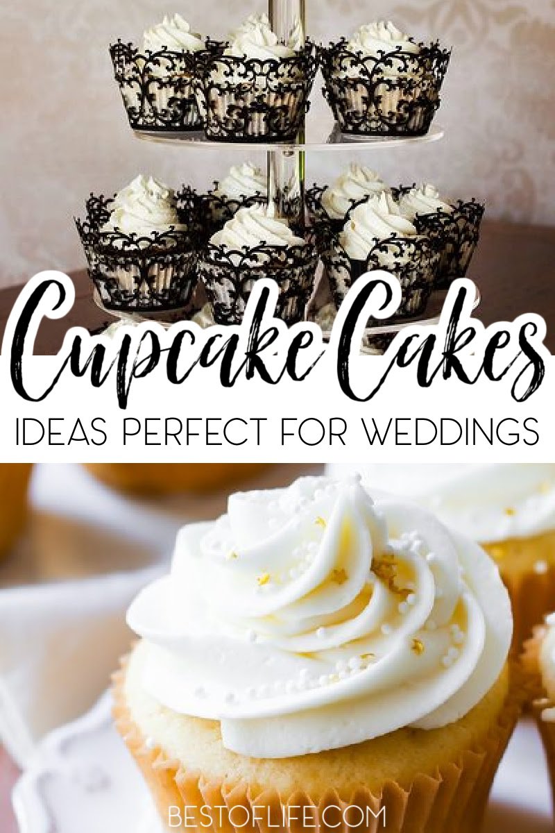 Cupcake cakes for a wedding can be as customized as any of the best wedding cakes can be and they are even easier to share with the entire party. Wedding Cake Ideas | Wedding Cake Designs | Cupcake Wedding Cake Rustic | Wedding Cake Inspiration | Simple Wedding Cake | Cupcake Wedding Cake Table | Unique Wedding Cake Ideas | Wedding Cakes #wedding #cupcakecakes #weddingideas via @thebestoflife