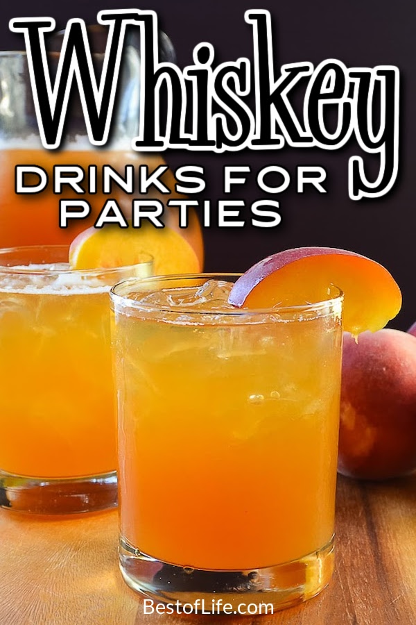 The best whiskey drinks for summer can open you up to a whole new world of whiskey cocktails that are refreshing and easy to make. Whiskey Cocktails | Best Whiskey Cocktail Recipes | Easy Whiskey Cocktail Recipes | Cocktails with Whiskey | Summer Cocktail Recipes | Summer Drink Recipes #whiskey #summercocktails