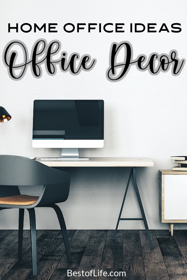 When looking for office decor ideas for your home office you have to incorporate your own style combined with functionality! Home Office Ideas | Home Office Organization | Office Decorating Ideas | Office Decorating for Work | Office Decor for a Cubicle | How to Decorate an Office | Home Office Tips | Cheap Office Decor | Luxury Office Decor via @thebestoflife