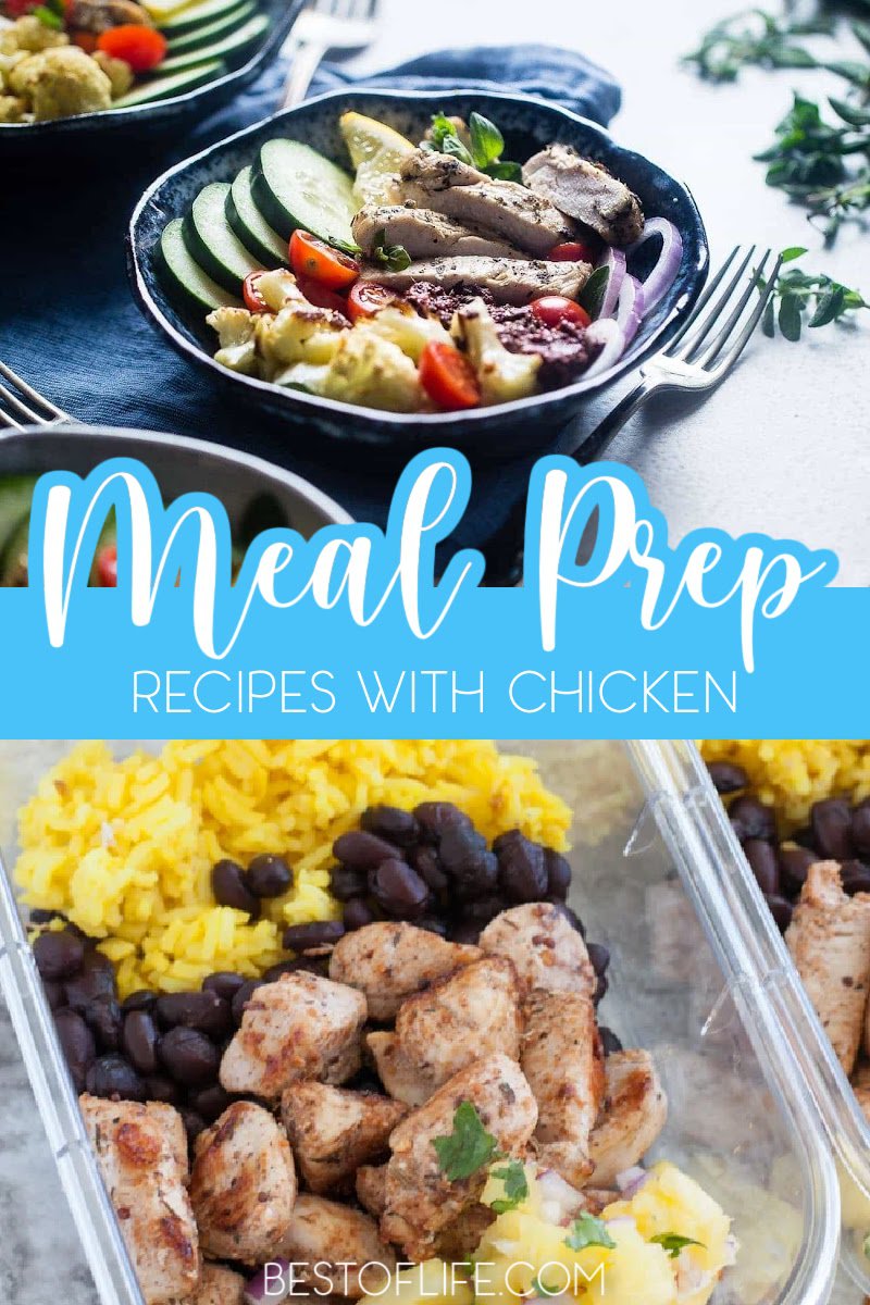 With these delicious meal prep chicken recipes you can begin each week knowing your meal planning is in place. Meal Prep Ideas | Meal Planning Recipes | Meal Planning Chicken | Easy Meal Planning | Easy Chicken Recipes | Weekly Meal Plans | Weight Loss Recipes | Recipes to Lose Weight | Healthy Chicken Recipes | Healthy Dinner Recipes #mealprep #chickenrecipes
