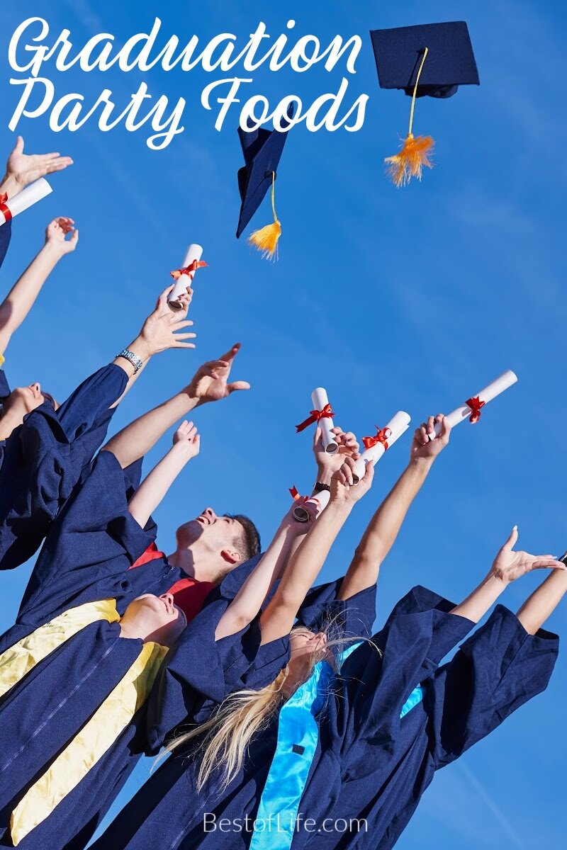 These fun high school graduation party foods are easy party recipes for a crowd that will make your grad feel special. Graduation Party Recipes | Easy Graduation Party Food | Quick Graduation Party Appetizers | Creative Graduation Party Desserts | Budget-Friendly Graduation Party Ideas | Easy Party Recipes | Quick Party Recipes | Simple Party Food | Delicious Party Appetizers | Crowd-Pleasing Party Dishes | Party Food Ideas via @thebestoflife