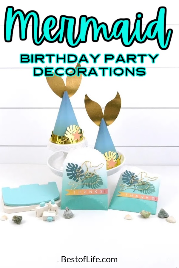 Host the best mermaid party you can by making DIY mermaid birthday party decorations that will add color and fun to the birthday festivities. DIY Party Decor | Mermaid Party Decor | DIY Birthday Party Decor | Birthday Party Ideas | Party Planning Ideas | Party Decor #mermaids #party via @thebestoflife