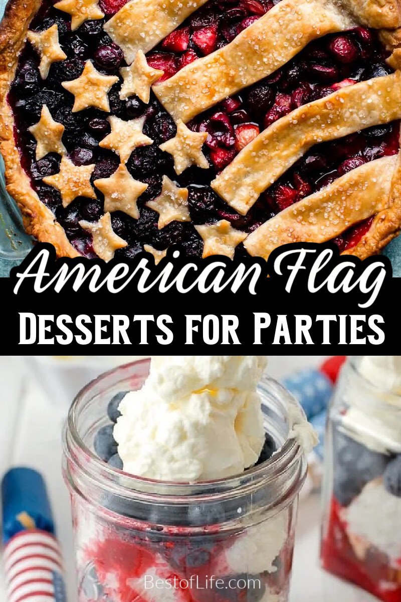 These red white and blue desserts add a touch of sweetness to any patriotic party, be it a Fourth of July party or a Labor Day celebration. via @thebestoflife