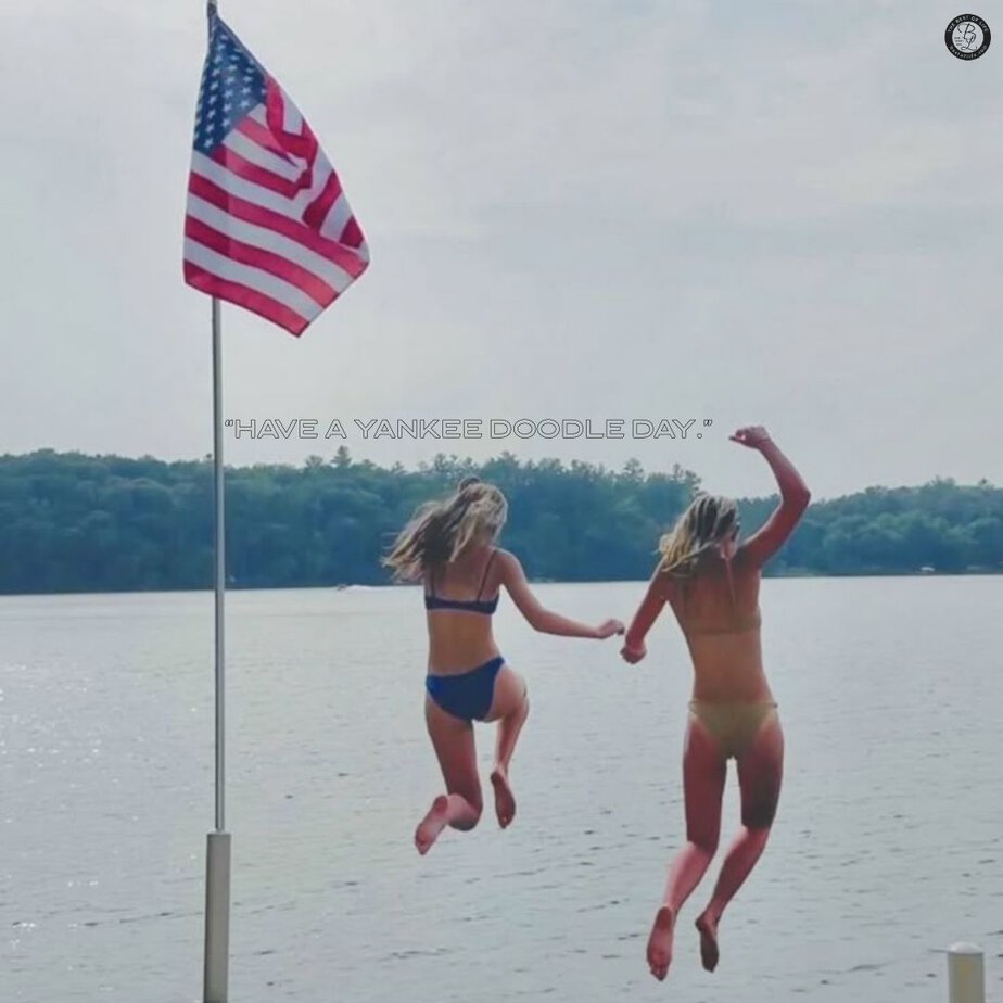 4th of July Instagram Captions “Have a yankee doodle day.”