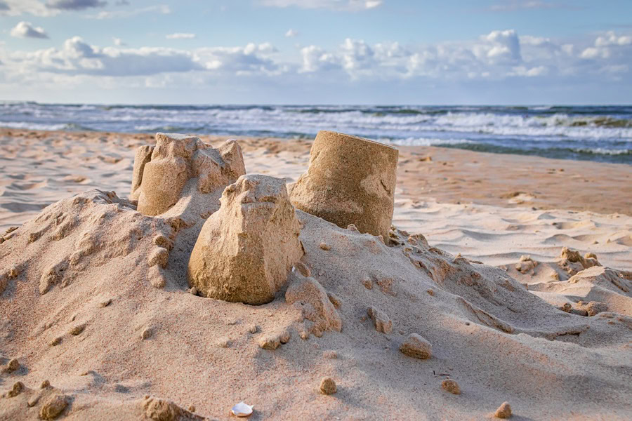 7 Things to do in Delray Beach During the Day or Night View of Sand Castles on a Beach