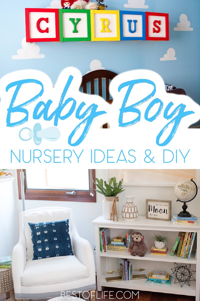 Having a baby boy is one of life's greatest gifts. These baby boy nursery ideas will help you make his nursery everything you dreamed of. Best Nursery Ideas | Nursery Decor Ideas | Easy Nursery Ideas | DIY Boys Nursery Ideas | DIY Nursery Ideas Boy Nursery Ideas | Home Decor Ideas | Tips for New Parents | DIY Decor Ideas | DIY Decor for Kids Rooms #diy #nurserydecor via @thebestoflife