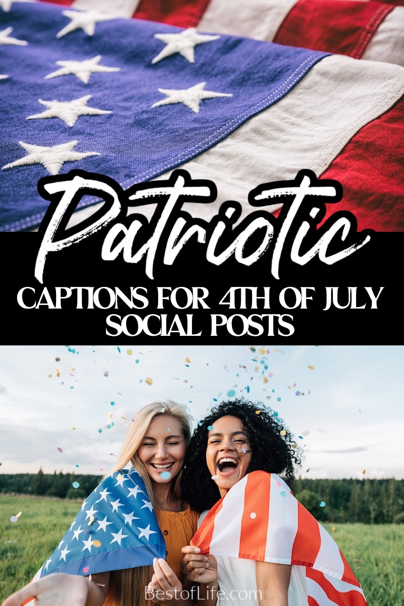 These 4th of July Instagram captions can help give you the words you need to show your patriotism, along with some cool fireworks. Fourth of July Captions | Independence Day Captions | Patriotic Quotes | Red, White, and Blue Captions | American Pride Captions | Fireworks Captions | Freedom Quotes | USA Themed Captions | Celebrate America Captions | Summer Celebrations Captions via @thebestoflife