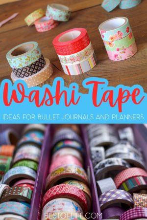 19 Washi Tape Ideas for your Bullet Journal or Planner