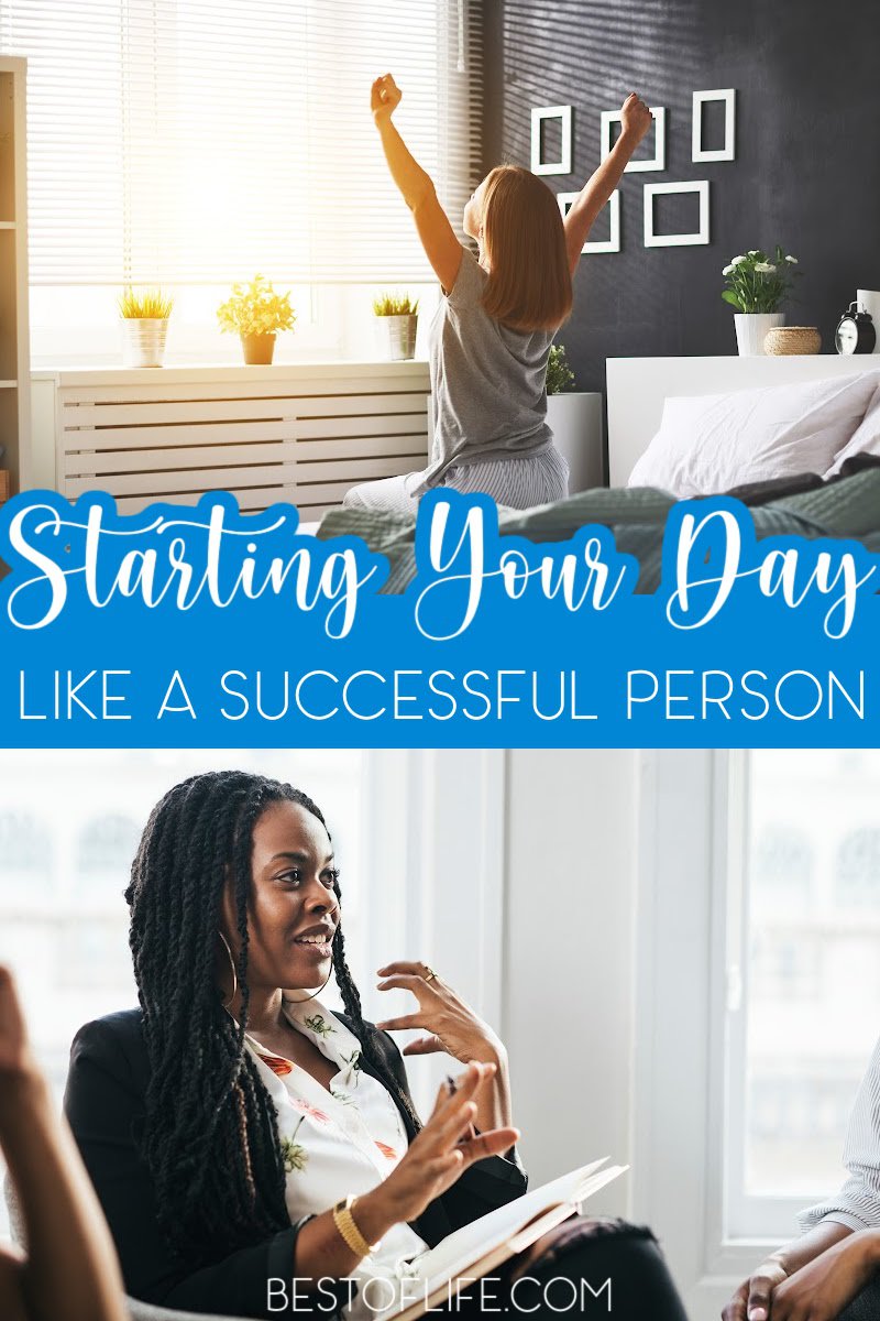 Learning how to start your day the same way a successful person does could help lay the groundwork for your very own success. Success Tips | Tips for Success | Morning Routine Ideas | Successful Morning Routines | Tips for Business Owners | Healthy Morning Habits | Morning Habits of Successful People | Motivational Morning Ideas | Inspirational Morning Ideas #successtips #motivationaltips via @thebestoflife
