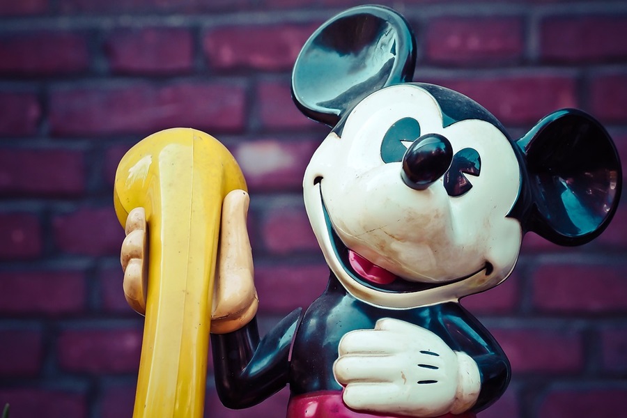 Disney Gifts for All Ages Close Up of a Vintage Mickey Mouse Landline Phone