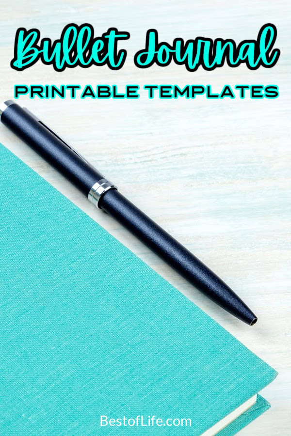 Printable bullet journal templates can help give you the creativity you need to put together the best bullet journal to organize every aspect of your life. Bullet Journal Printables | Free Bullet Journal Printables | BuJo Printables | Bullet Journal Tips | Best Bullet Journal Tips | BuJo Tips | Best BuJo Tips | Printables for Journaling | Daily Planner Ideas | DIY Planner Printables via @thebestoflife