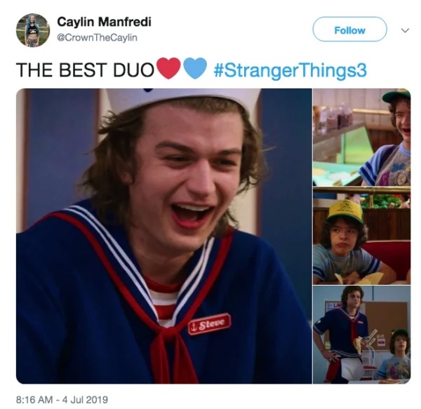 Stranger Things Memes Season 3 Steve and Dustin Meme