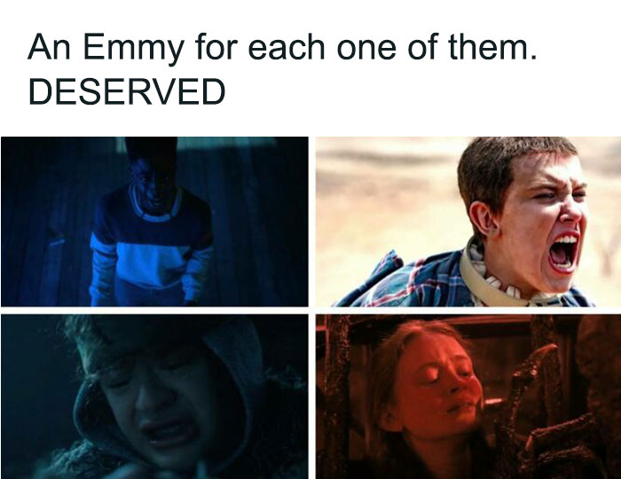 Stranger Things Memes Season 4 Emmy Nominations