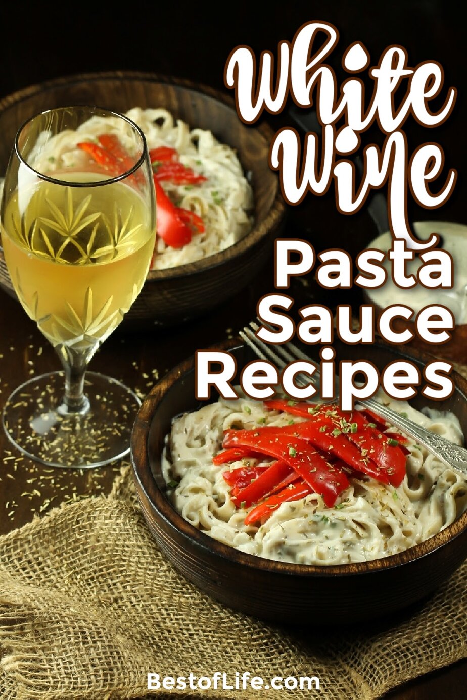 Discover one of the reasons we cook with wine by using white wine pasta sauce recipes for your next meal at home or with friends. Pasta Recipes | White Wine Recipes | Recipes with White Wine | Pasta Recipes with Wine | White Wine Cooking Ideas | Pasta Sauce Ideas | Romantic Recipes for Couples | Date Night Recipes | Dinner Recipes for Two #whitewine #pastarecipes via @thebestoflife