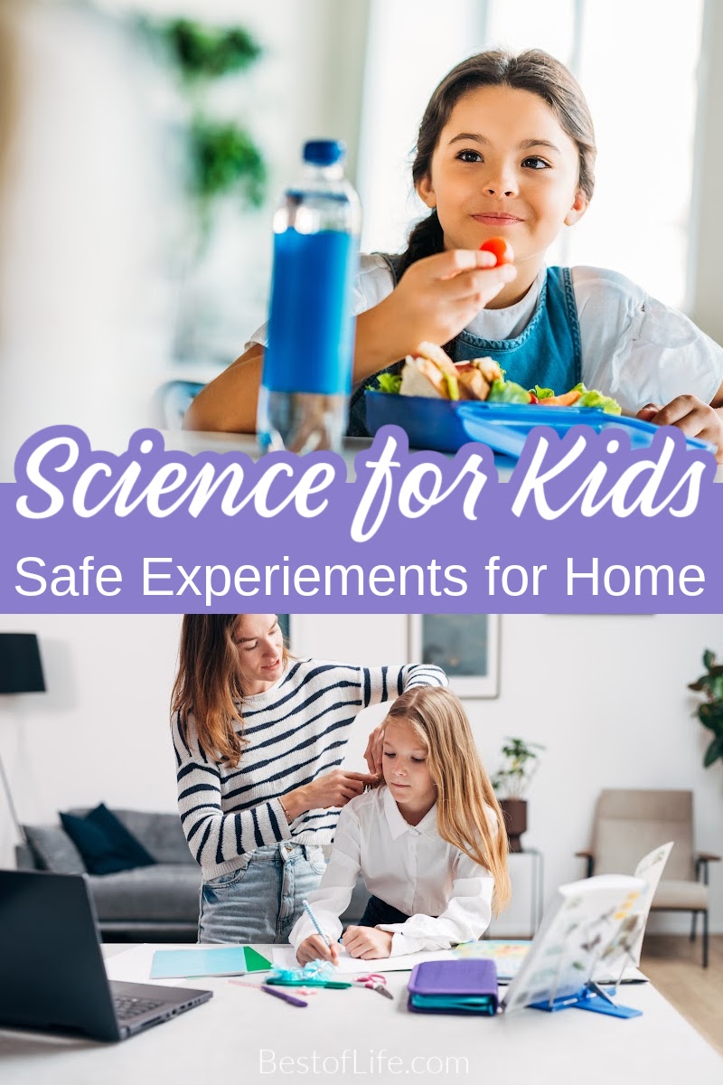 DIY science experiments for kids at home are great ways for parents to keep children engaged and learning and are fun things to do with kids. Activities for Kids at Home | DIY Activities | At Home Science Activities | DIY Homeschooling Ideas | Parenting Ideas | Safe Science Projects for Kids | After School Activities for Kids | Things for Kids to do After School