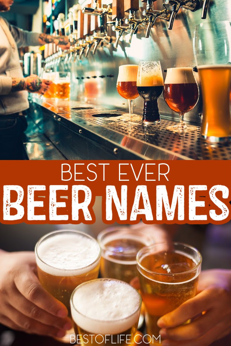 Beer names are an aspect that brewers can use to draw attention to their beer. There have been many instances where I have ordered a beer just for the name. Best Beers with Cool Names | Beer Drinking Tips | Craft Beers | IPAs #beer #craftbeer #brewing