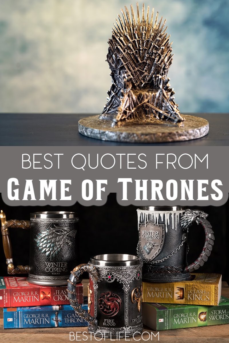 You may not be speaking them in everyday conversation, but you will surely remember the best quotes from Game of Thrones. Game of Thrones Quotes | Sayings From Game of Thrones | Game of Thrones Review | Funny Quotes from Game of Thrones | Dark Quotes from Game of Thrones #HBO #GameofThrones