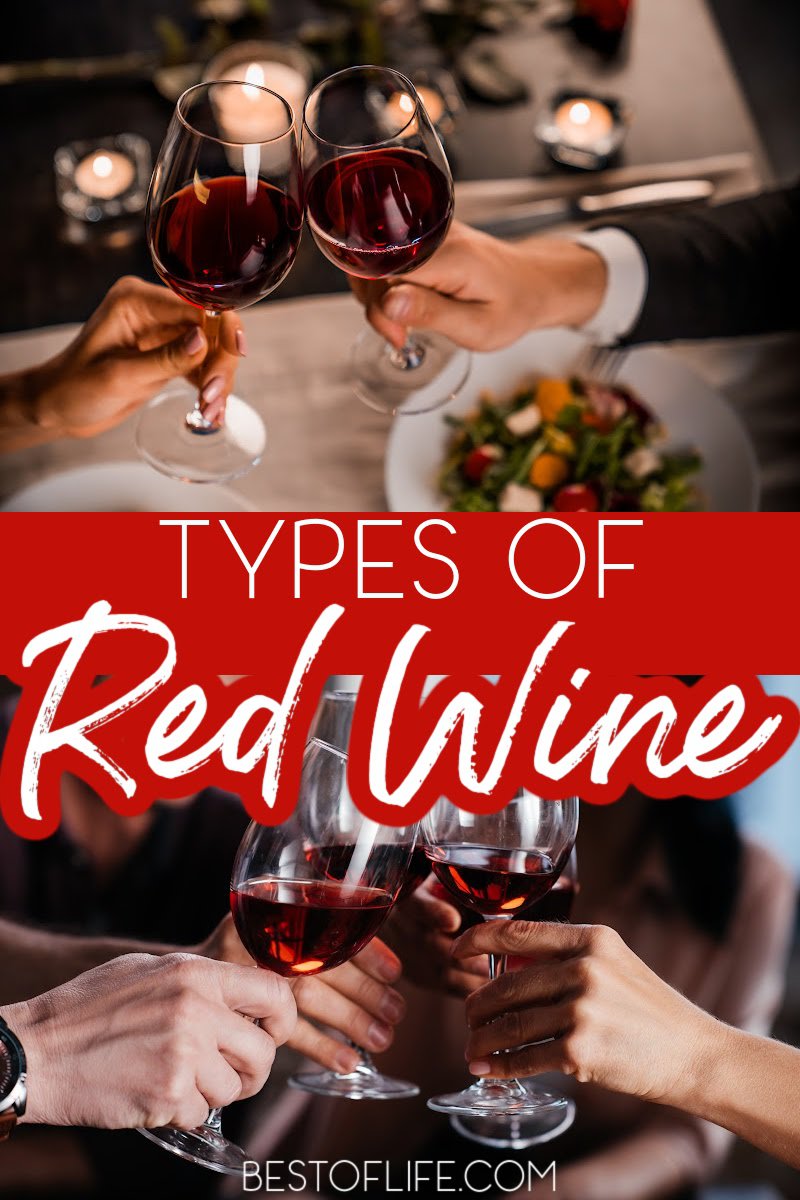 The vast array of types of red wine available today can be overwhelming. Use these tips to make sure you get the best red wine for your tastes! Best Types of Red Wine | Best Red Wine | What Red Wine is Better | Tips for Picking Red Wine | Red Wine for Date Night | Romantic Red Wine | Red Wine for Dinner Parties | Red Wine for Cooking #redwine #winelover via @thebestoflife