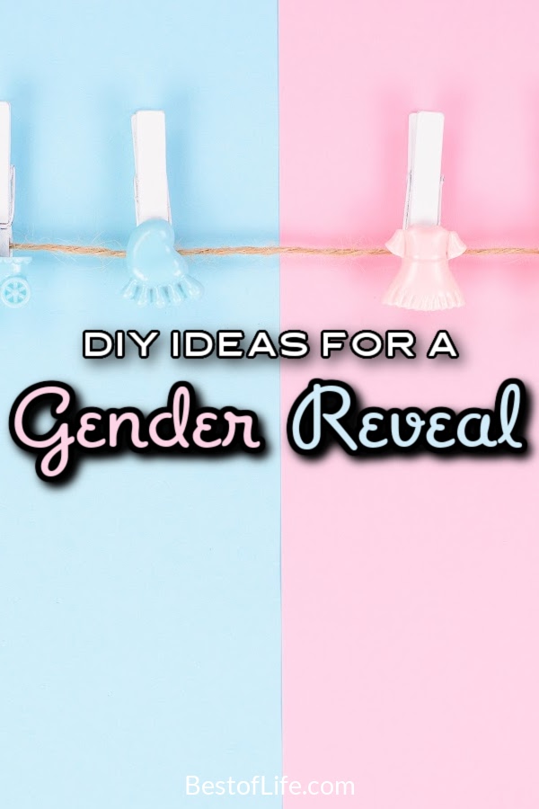 There are many ways to keep the costs down when expecting a child and one way is to use any of these DIY gender reveal ideas. #babyshower #DIY #party | Best Gender Reveal Ideas | DIY Gender Reveal Ideas | Gender Reveal Party Ideas