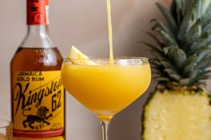 Banana Creme Rum and Orange Juice Cocktail