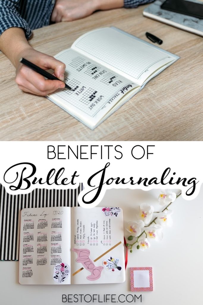 Experiencing the best benefits of bullet journaling is a great motivator to start a bullet journal for every aspect of your life. What are the Benefits of Bullet Journals | Why is Bullet Journaling Popular |What is a Bullet Journal | What is BuJo | How Does BuJo Help