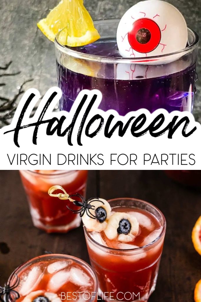 The best Halloween virgin party drinks are the perfect way for those who want to enjoy the holiday with colorful non alcoholic drinks. Halloween Recipes | Halloween Party Recipes | Halloween Drink Recipes for Kids | Halloween Drink Recipes Without Alcohol | Alcohol Free Drinks for Parties | Party Drinks for Kids | Virgin Cocktails | Halloween Mocktails #halloween #mocktails