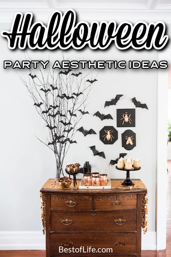 The best Halloween party aesthetic ideas can help you set the mood for the best Halloween party anyone has ever attended. Halloween Party Decor | Party Decor for Halloween | Halloween Party Food | Party Recipes for Halloween | Music for Halloween Parties | Halloween Party Playlist | Halloween Recipes for a Crowd | DIY Halloween Party Decorations | Halloween Party Ideas | Tips for Halloween Parties #Halloween #aesthetic via @thebestoflife