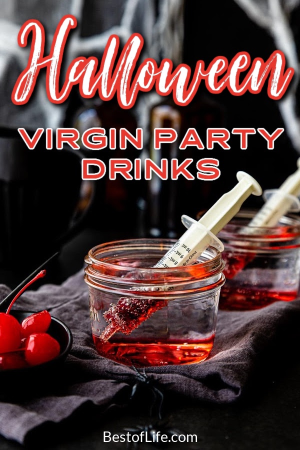 The best Halloween virgin party drinks are the perfect way for those who want to enjoy the holiday with colorful non alcoholic drinks. Halloween Recipes | Halloween Party Recipes | Halloween Drink Recipes for Kids | Halloween Drink Recipes Without Alcohol | Alcohol Free Drinks for Parties | Party Drinks for Kids | Virgin Cocktails | Halloween Mocktails #halloween #mocktails via @thebestoflife
